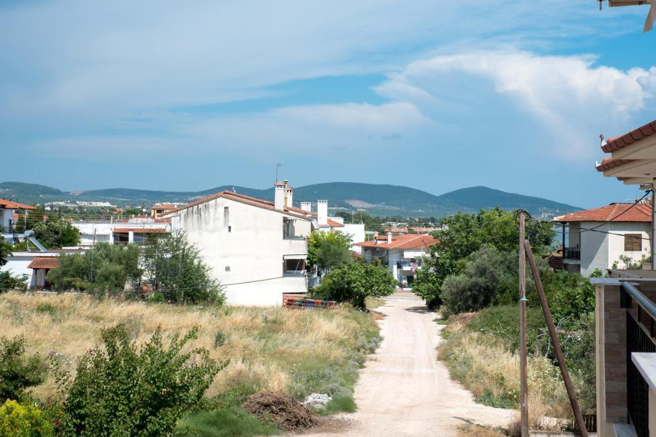 Achilleas Apartments Kalyves Polygyrou ภายนอก รูปภาพ